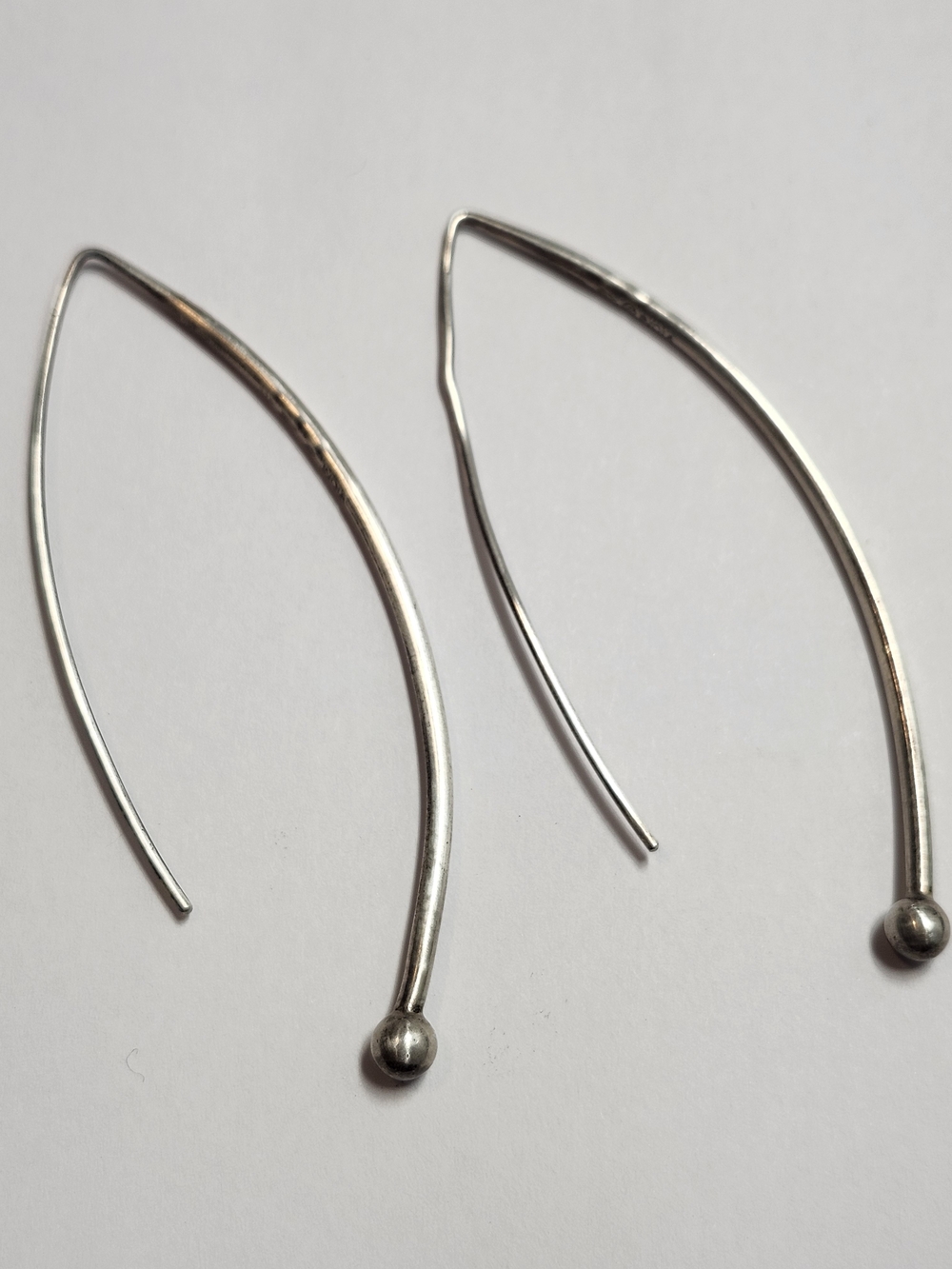 SILPADA 925 STERLING SILVER BALANCING ACT THREADER EARRINGS W1307